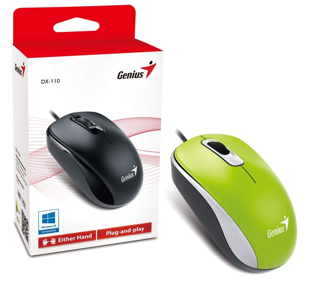 MOUSE GENIUS DX-110 USB GREEN