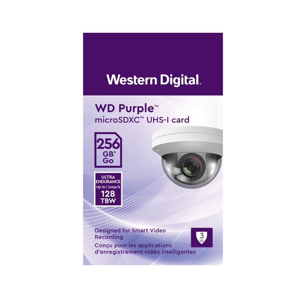WD MICROSDXC 256GB PURPLE