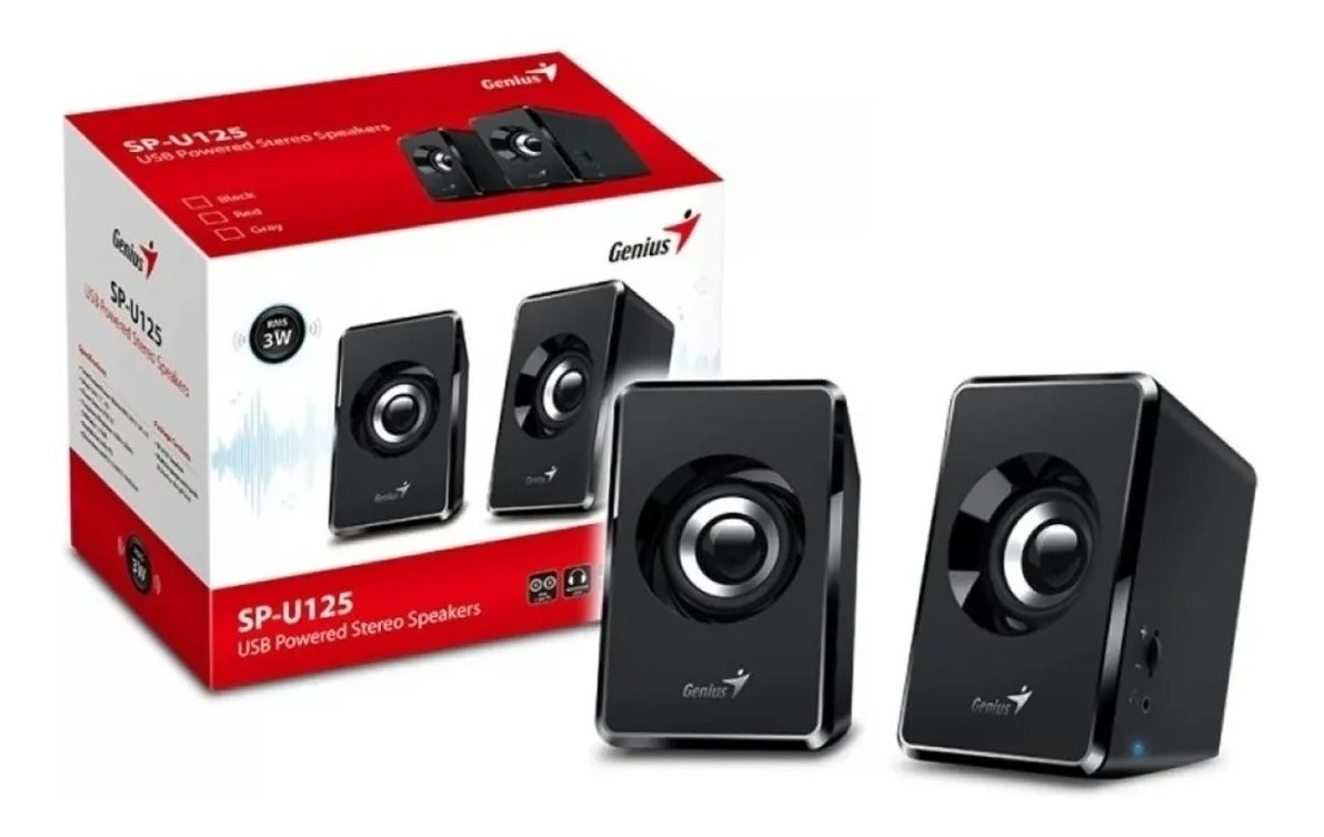 PARLANTES GENIUS SP-U125 BLACK