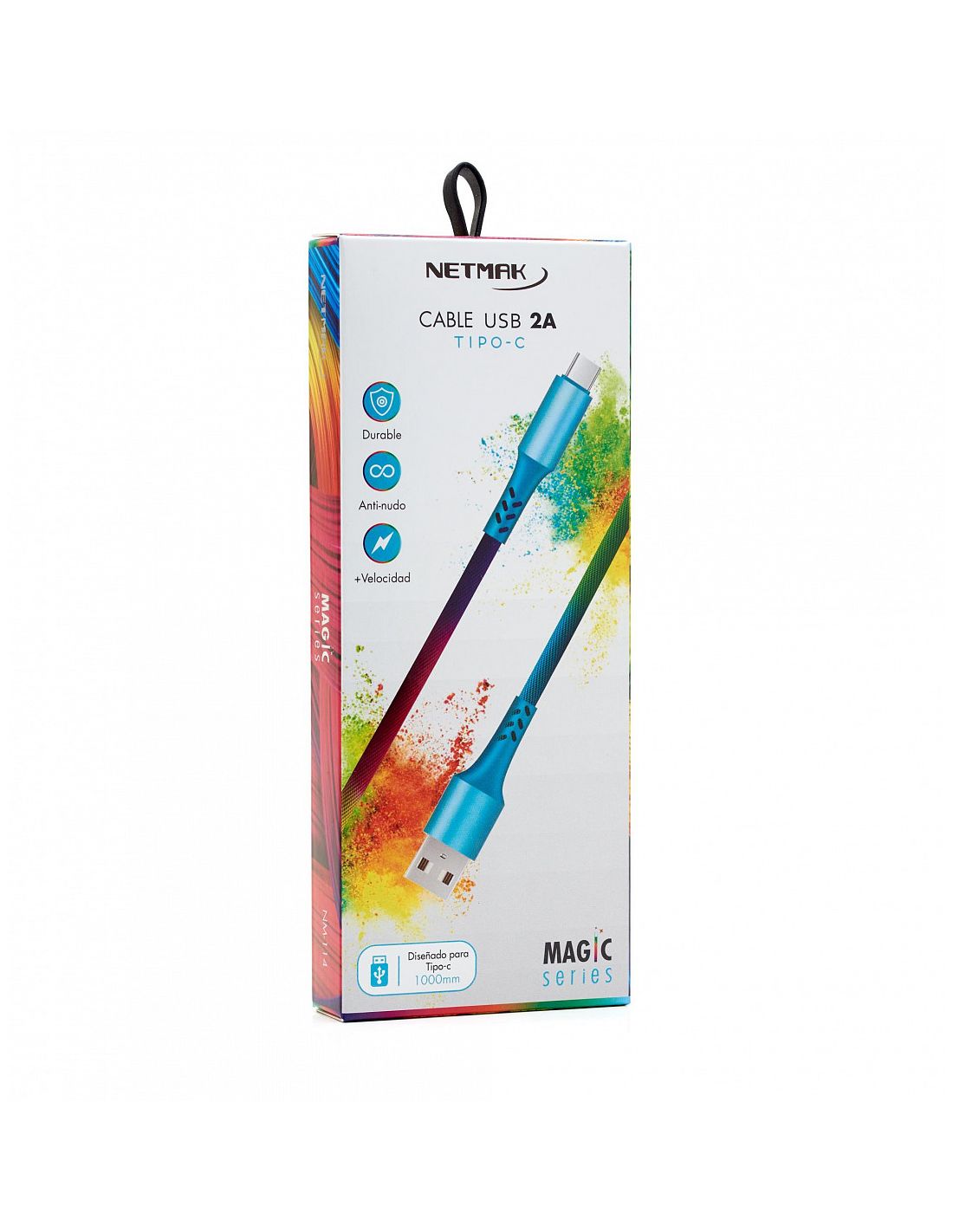 CABLE NETMAK  USB A TIPO C 2A