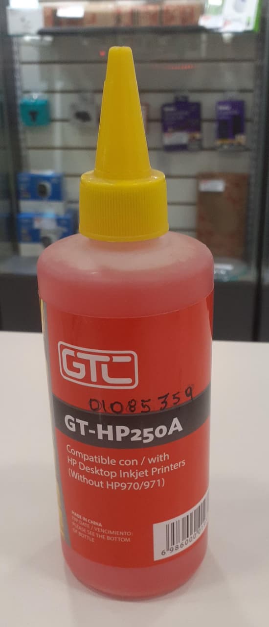 CART.GTC HP 250ML AMARILLO