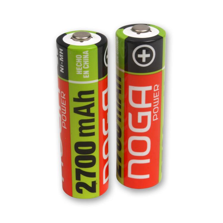PILAS RECARGABLES AA 2.7 X 2
