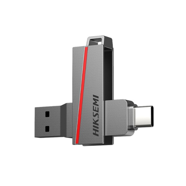 PEN DRIVE HIKSEMI 128GB E307C DUAL SLIM USB3.0/C