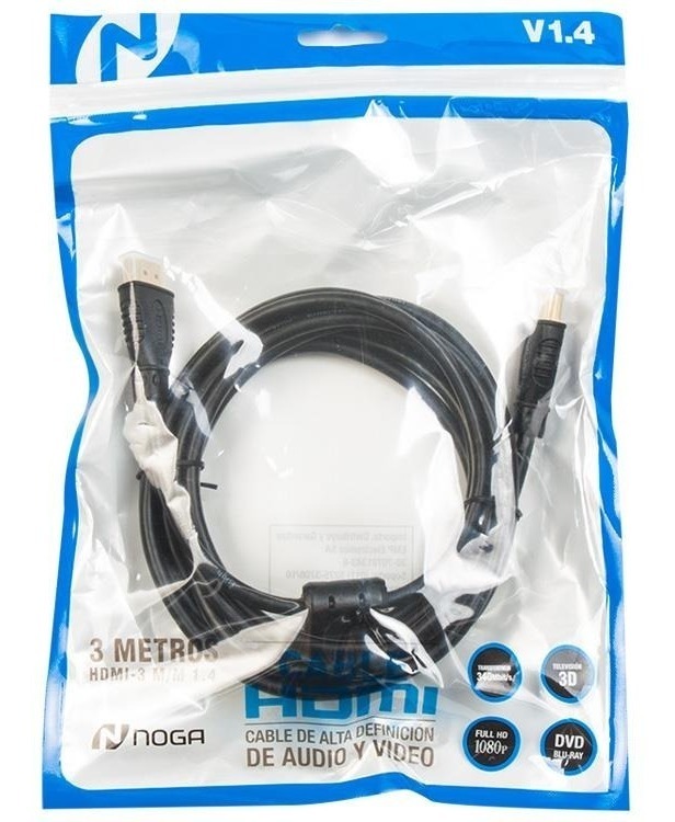 CABLE NOGA HDMI 1.4 M/M 3M