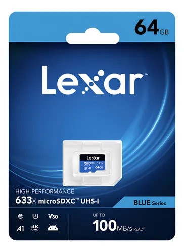 LEXAR MICROSD 64GB 633X HIGH