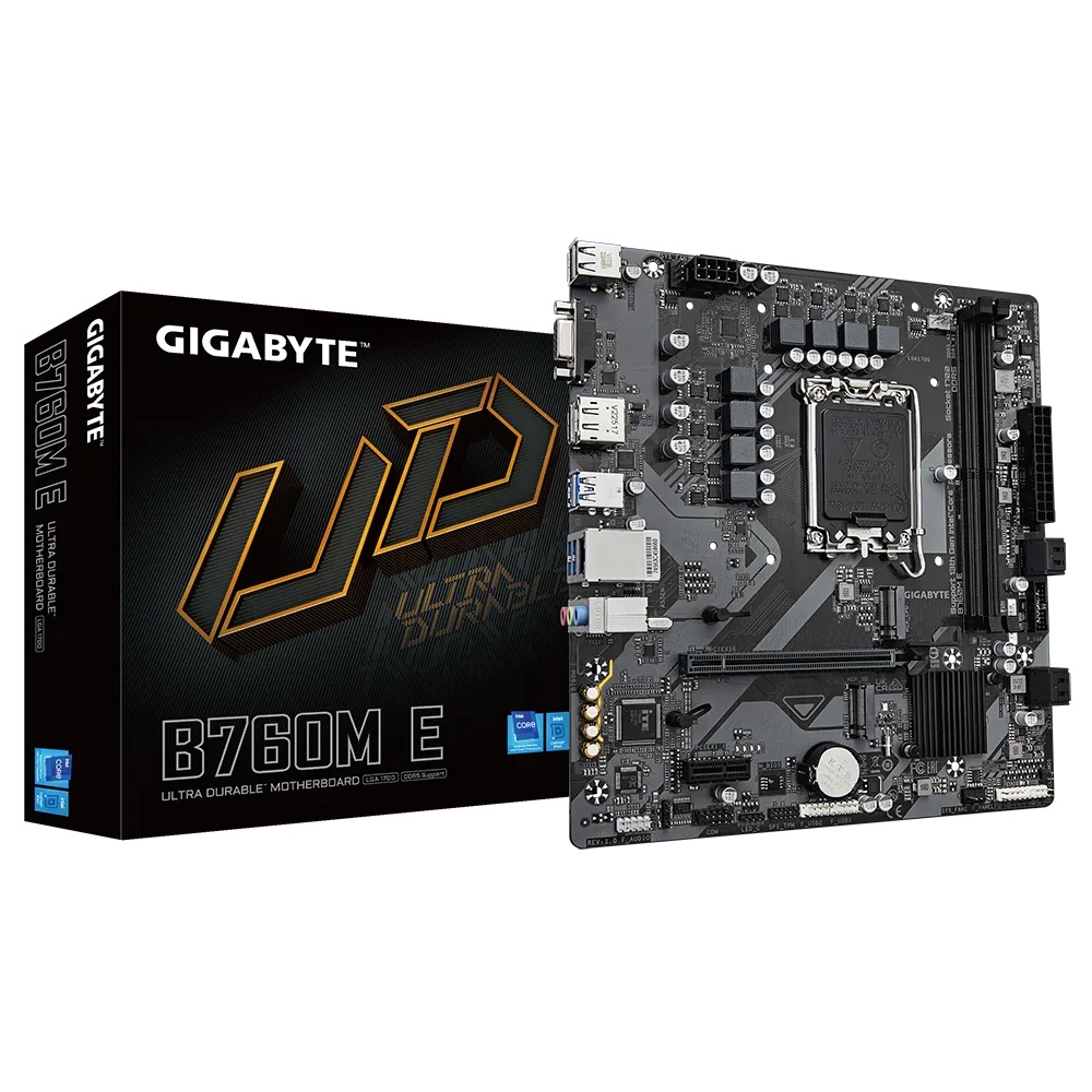 MOTHER GIGABYTE B760M E DDR5 VGA/HDMI/DP PORT