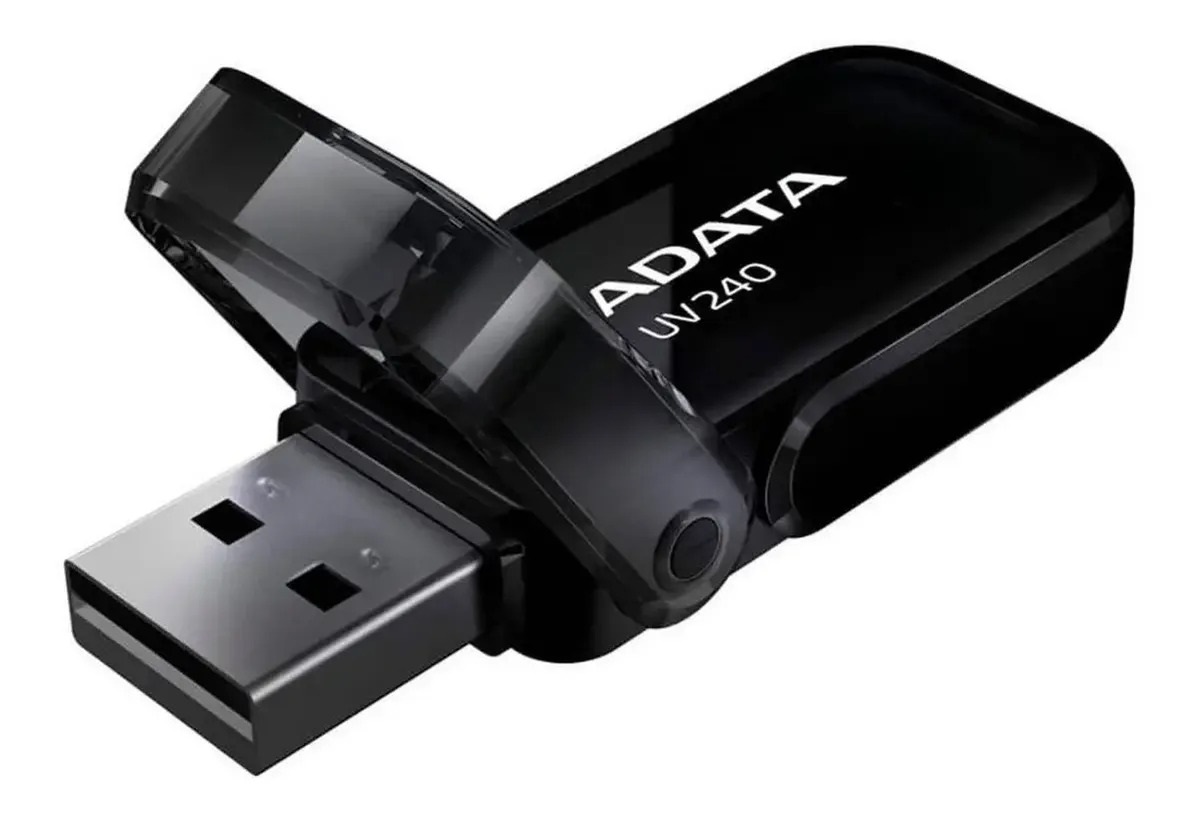 PEN DRIVE ADATA UV240 64GB USB 2.0 BLACK