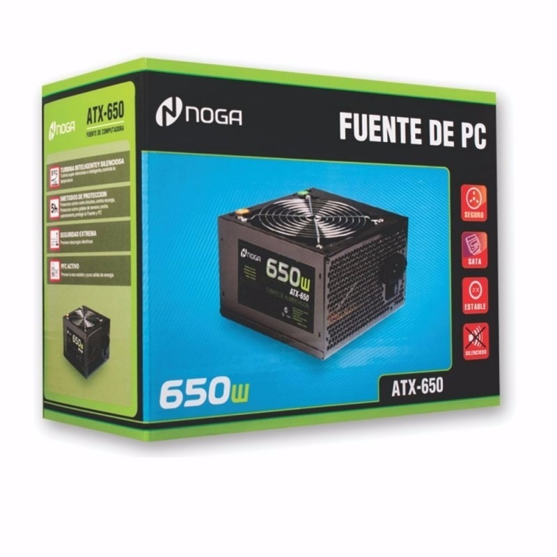 FUENTE NOGA 650W 24PI SATA