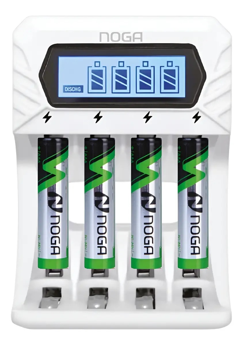 CARGADOR NOGA DE PILAS USB TIPO C CON DISPLAY