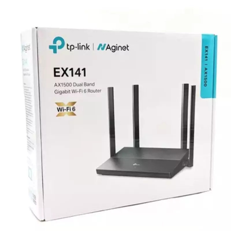TP-LINK ROUTER AGINET EX141 AX1500 4 ANTENAS WISP