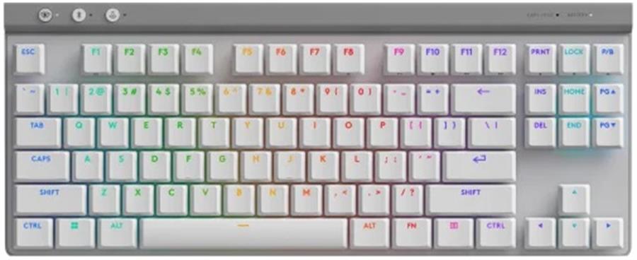 TECLADO LOGITECH G515 TKL GAMER USB BLANCO 