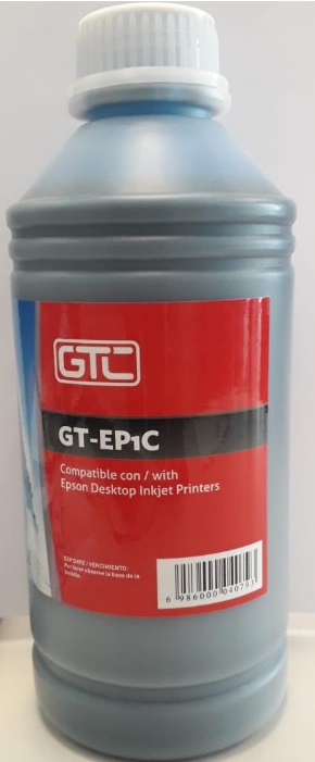 TINTA GTC P/EPSON CYAN 1LT