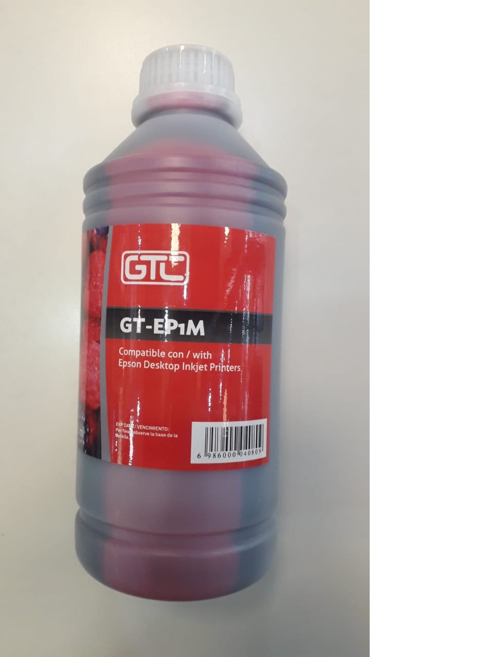TINTA GTC P/EPSON MAGENTA 1LT