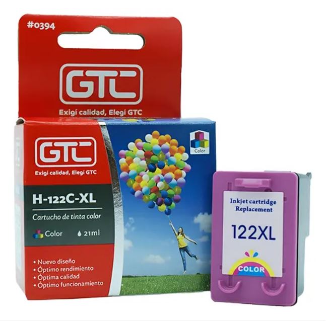 CART.GTC P/HP #122XL COLOR