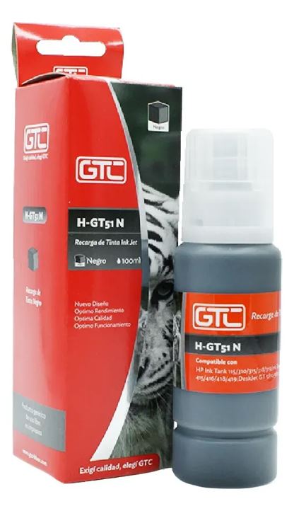 CART.GTC HP GT 51/53 TINTA NEG