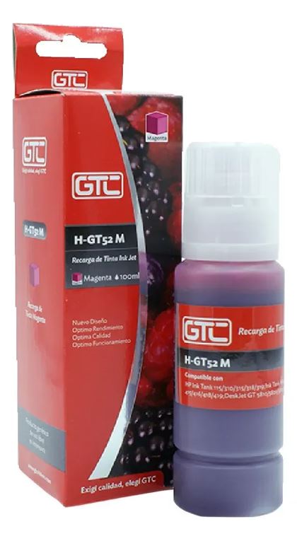 CART.GTC HP GT52 TINTA MAGENTA