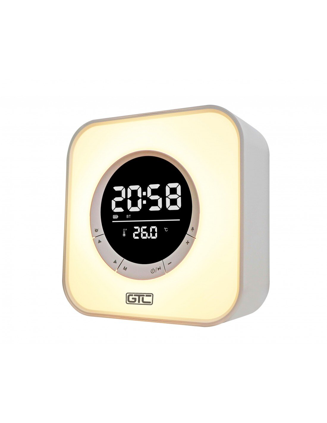 PARLANTE GTC BT CON RELOJ 5W