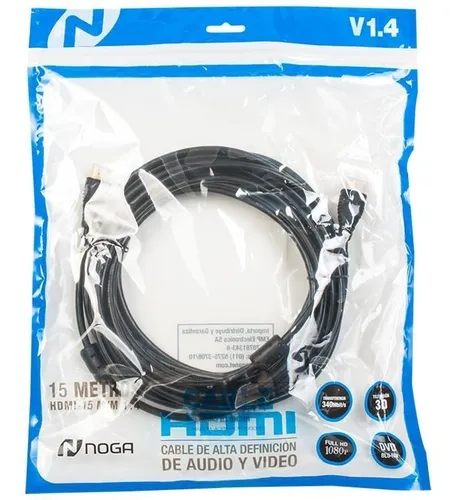CABLE NOGA HDMI 1.4 M/M 15M