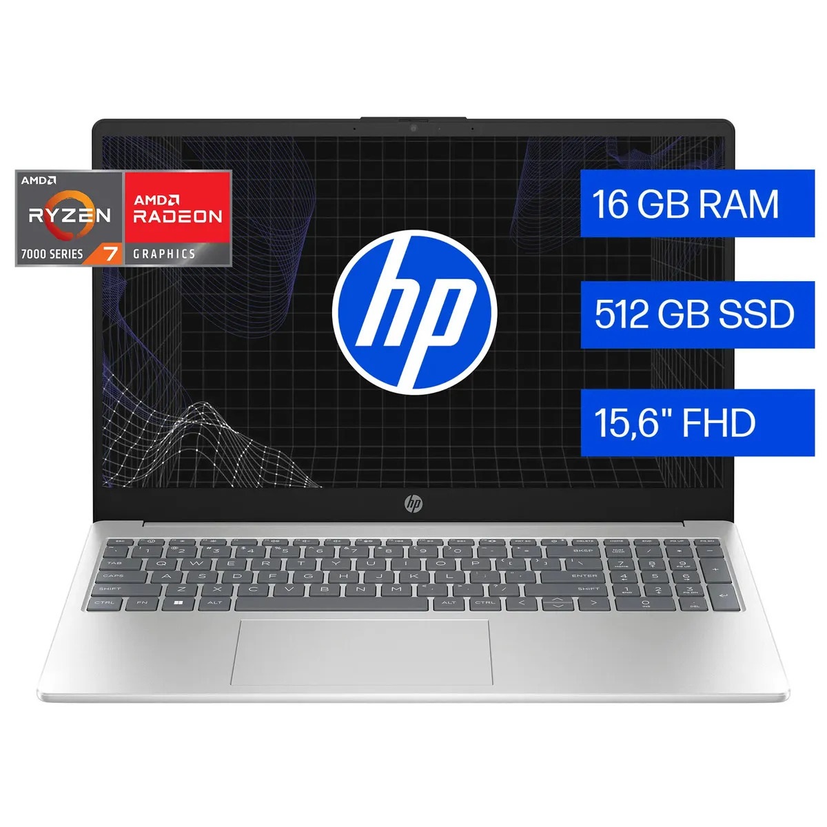 HP 15-FC0372LA RYZEN 7 7730U 16GB/512GB/15.6"/W11H