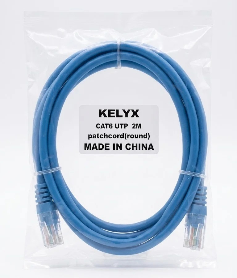 PATCH CORD CAT6 2MTS KELYX CCA BLISTER