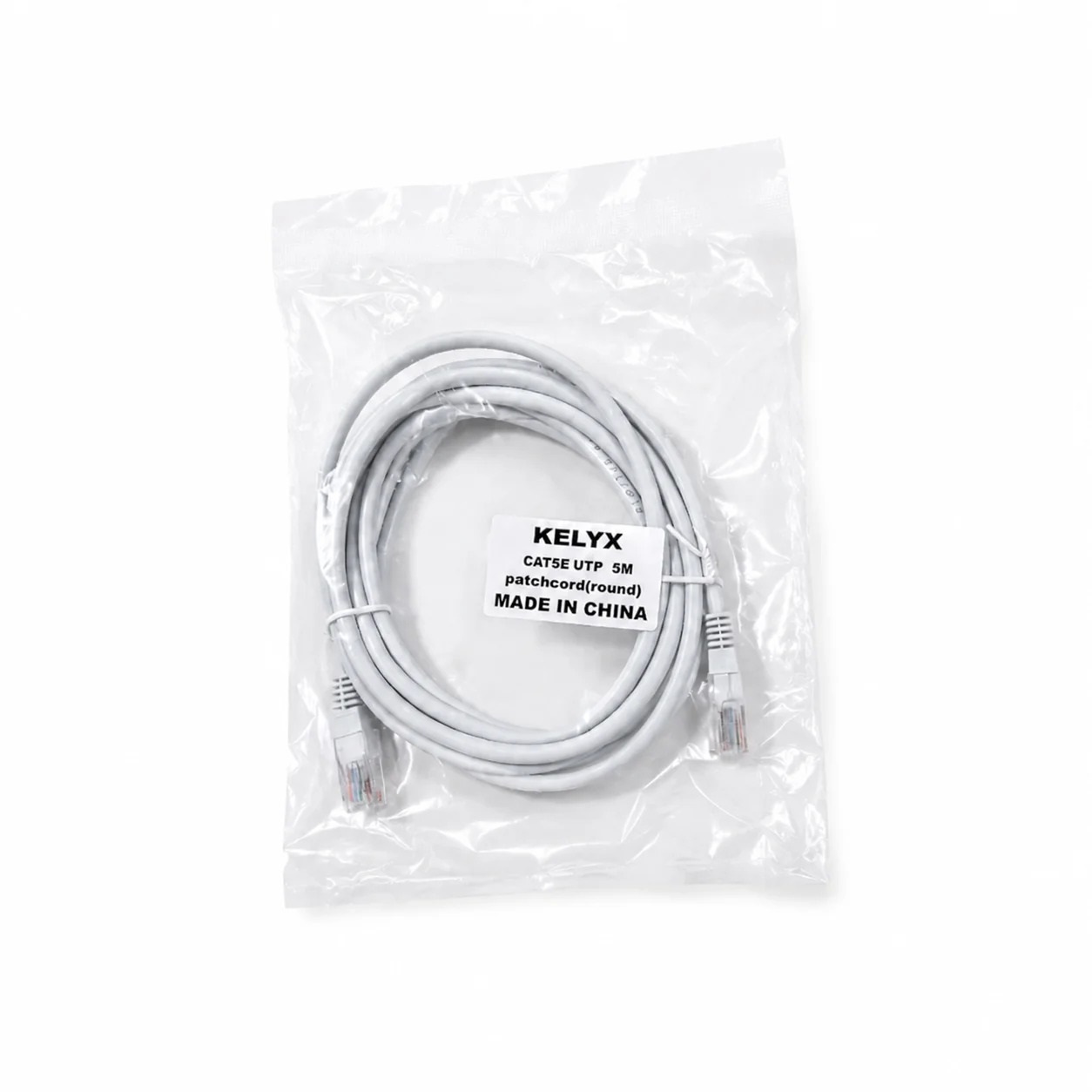 PATCH CORD CAT5E 5MTS KELYX CCA BLISTER