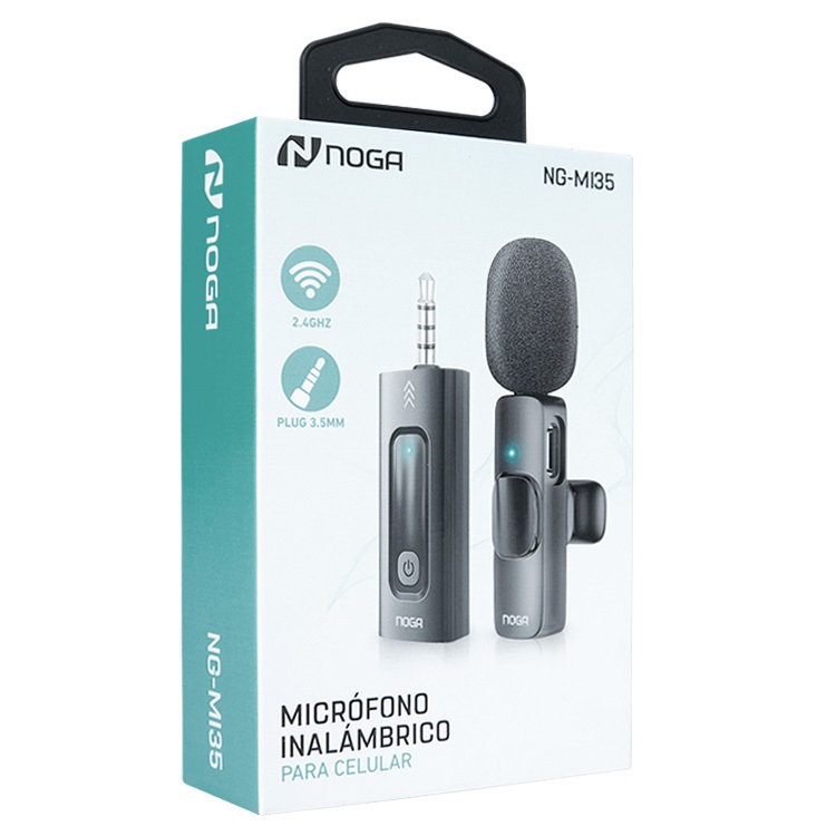 MICROFONO NOGA INALAMBRICO CORBATERO TIPO PLUG 3.5