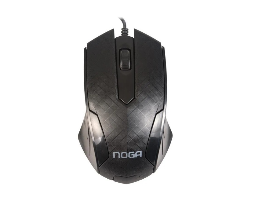 MOUSE NOGA USB  BLACK 6D