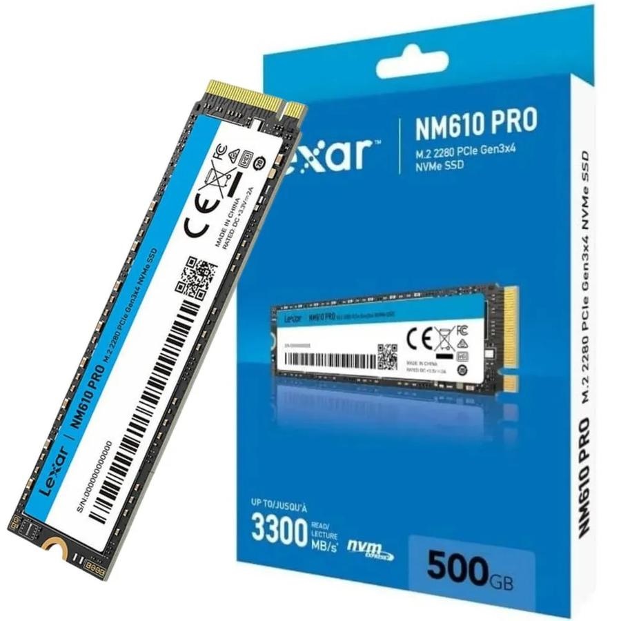 DISCO LEXAR SSD 500GB M2 NVME NM610 PRO