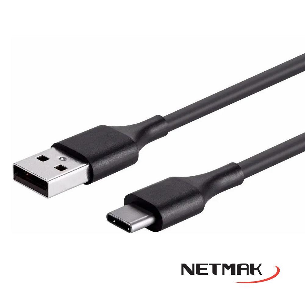 CABLE USB NETMAK TIPO C 1.5M 