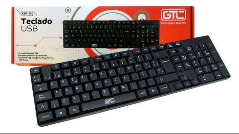 TECLADO GTC USB NEGRO