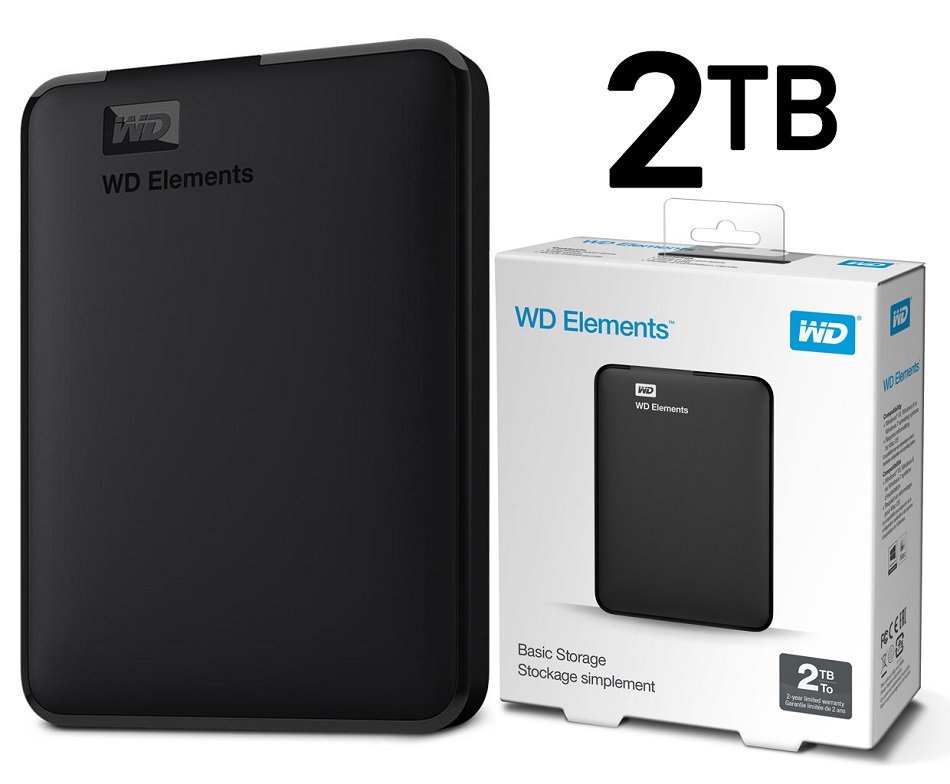 DISCO USB WD 2TB ELEMENTS