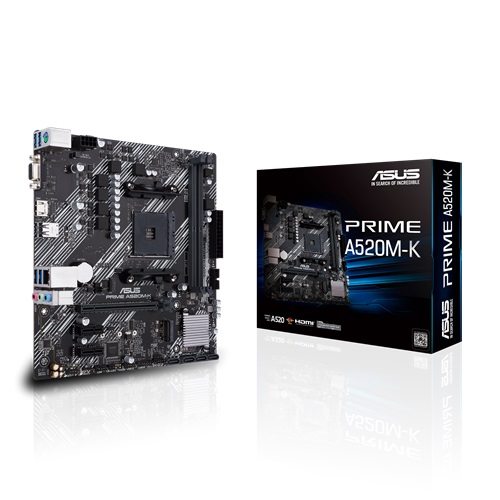 MOTHER ASUS PRIME  A520M-K  AM4 DDR4 VGA/HDMI