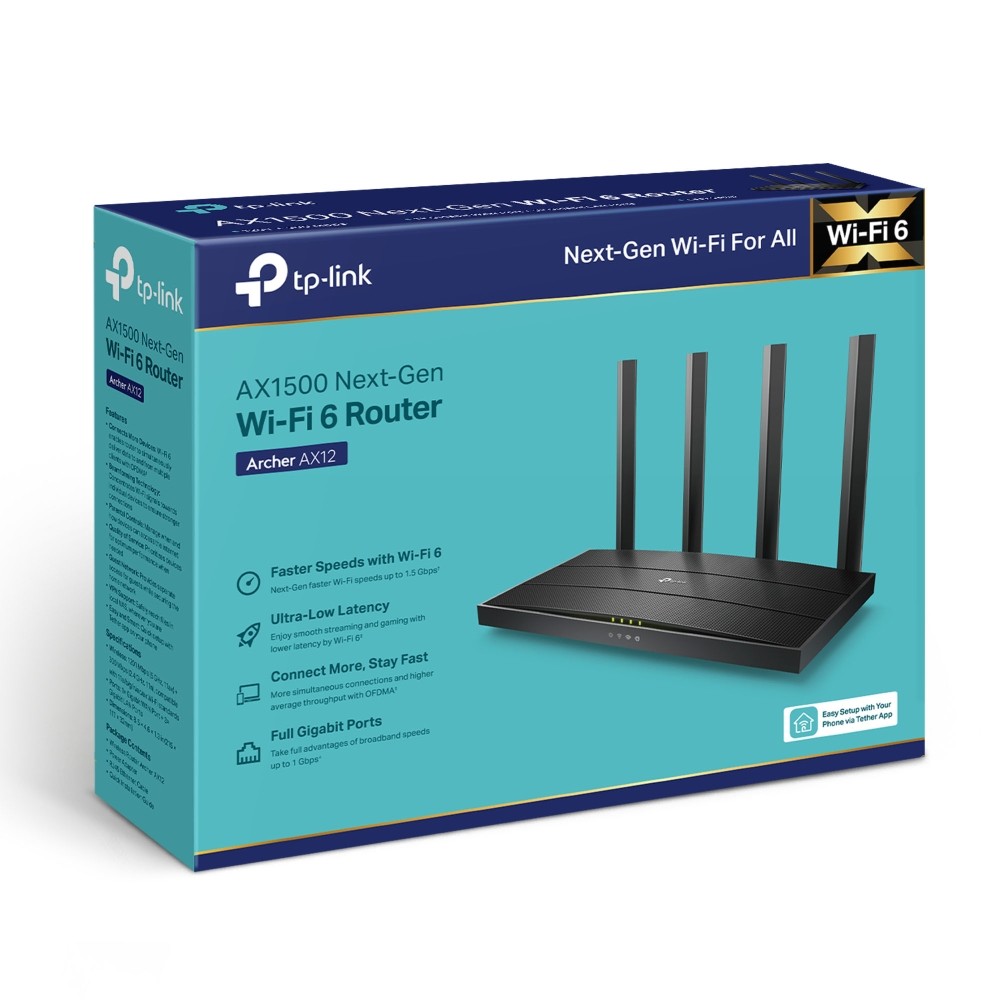 TP-LINK ROUTER ARCHER AX12