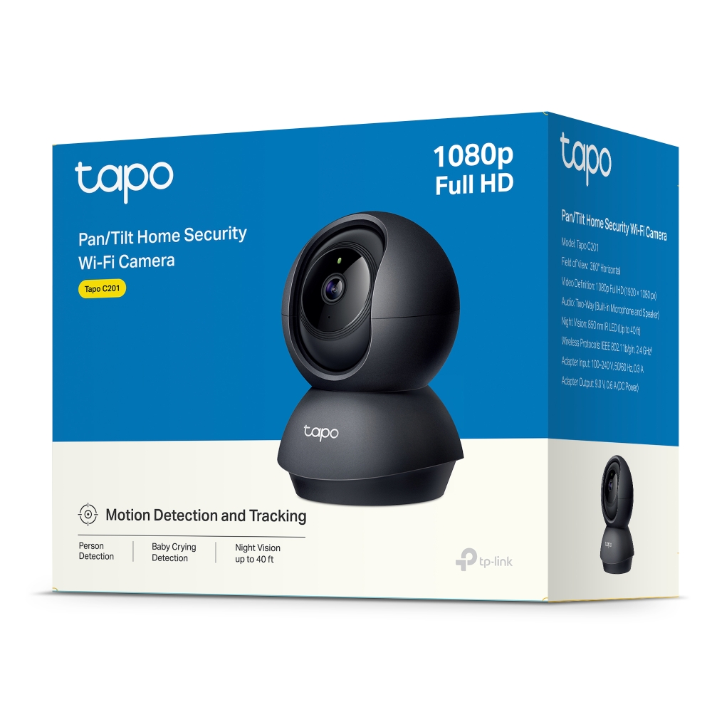 CAMARA IP TP-LINK TAPO C201 REMOTO 360 FHD SD 