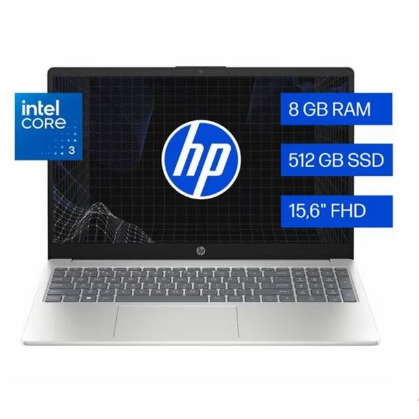 HP 15-FD0331LA INTEL CORE I3 100U 8GB/512GB/15"FHD