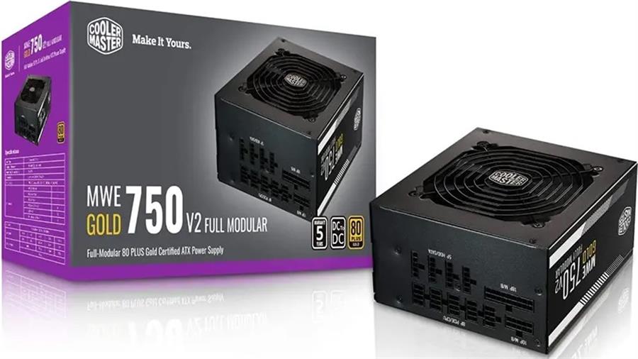 FUENTE COOLER MASTER 750W GOLD