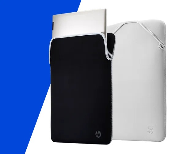 FUNDA HP 15.6" REVERSIBLE PLATEADA/NEGRO