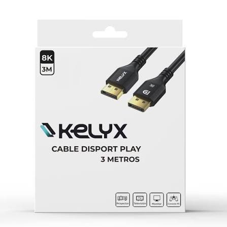 CABLE KELYX DISPLAY PORT M/M 1.5 METROS 8K/4K
