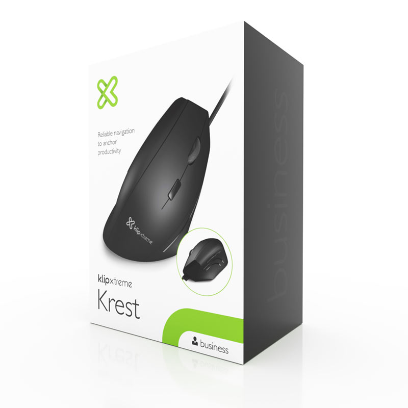 MOUSE KLIP XTREME KREST VERTICAL ERGO