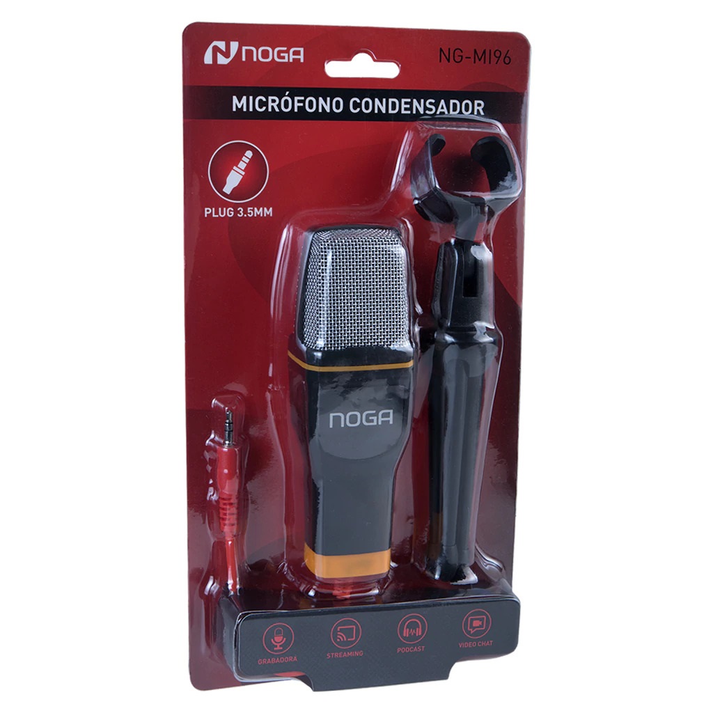 MICROFONO NOGA CONDENSADOR 3.5MM PODCAST/STREAMING