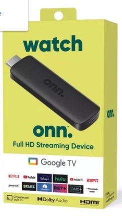 ONN GOOGLE TV FHD STREAMING 