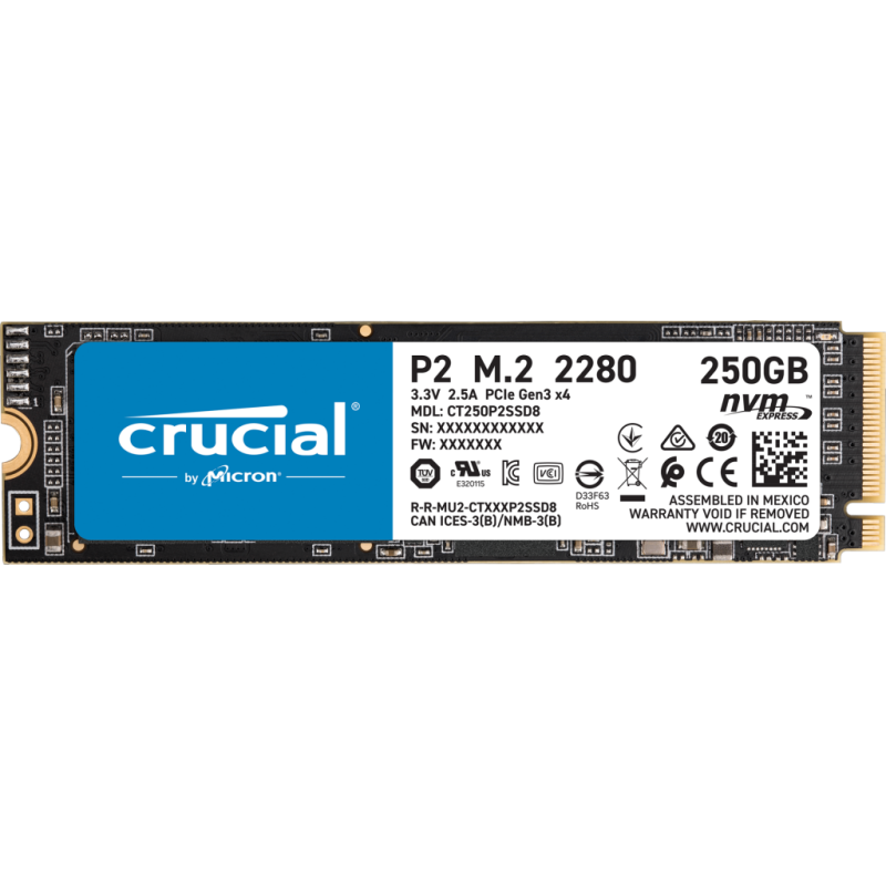 DISCO SSD CRUCIAL 250GB M2 NAC