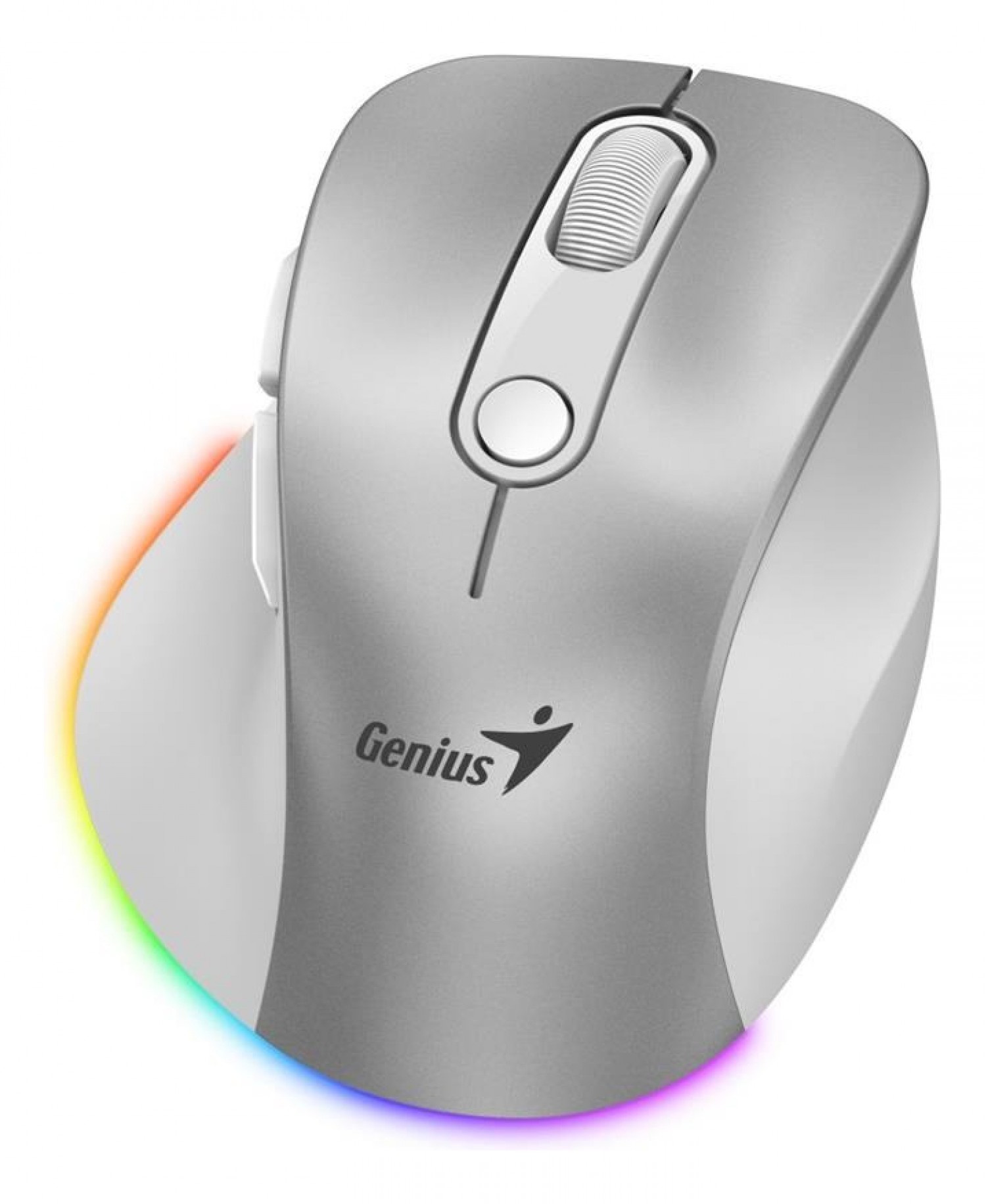 MOUSE GENIUS ERGO 9000S WIRELESS PRO SILVER
