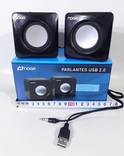 PARLANTES NOGA USB 2.0 BLACK 1W
