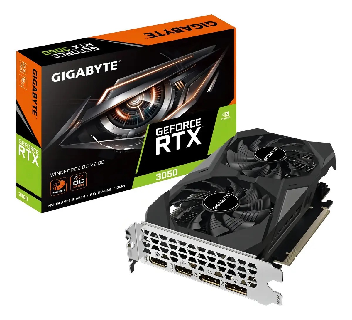 P.VIDEO GIGABYTE RTX 3050 6GB OC WINFORCE GDDR6