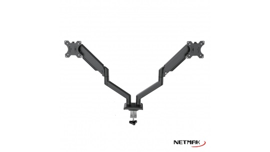 SOPORTE MONITOR NETMAK DOBLE