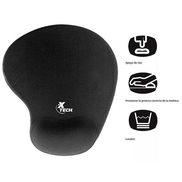 PAD MOUSE XTECH GEL BLACK